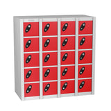 Metal Lockers - MiniBox 20 Multi Door Stackable Lockers