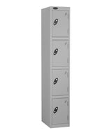 Metal Lockers - Wide & Extra Wide Steel Four Compartment - Probe Lockers Online