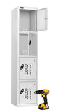 Metal Lockers - Re-Charge 4 Locker  For Tablets, Mobile Phones, Laptops And Power Tools
