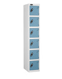 Metal Lockers - Wide & Extra Wide Steel Six Compartment - Probe Lockers Online