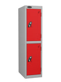 Metal Locker - Low Level Steel Locker Two Compartment