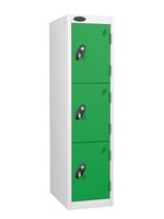 Metal Locker - Low Level Steel Locker Three Compartment